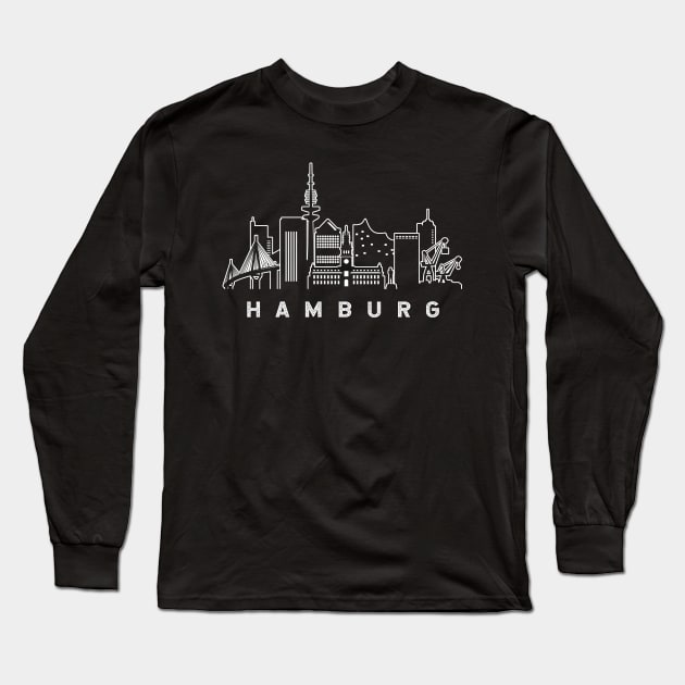 Hamburg Long Sleeve T-Shirt by travel2xplanet
